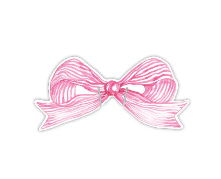 Pink Bow Cup Accents