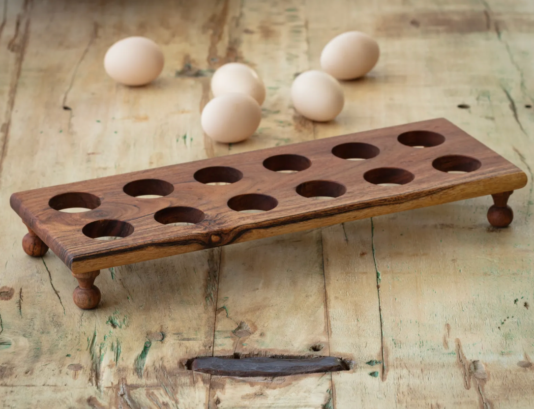 Wooden Egg Stand