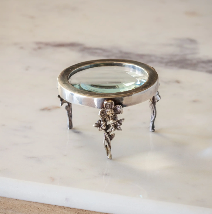 Antique Silver Document Magnifier