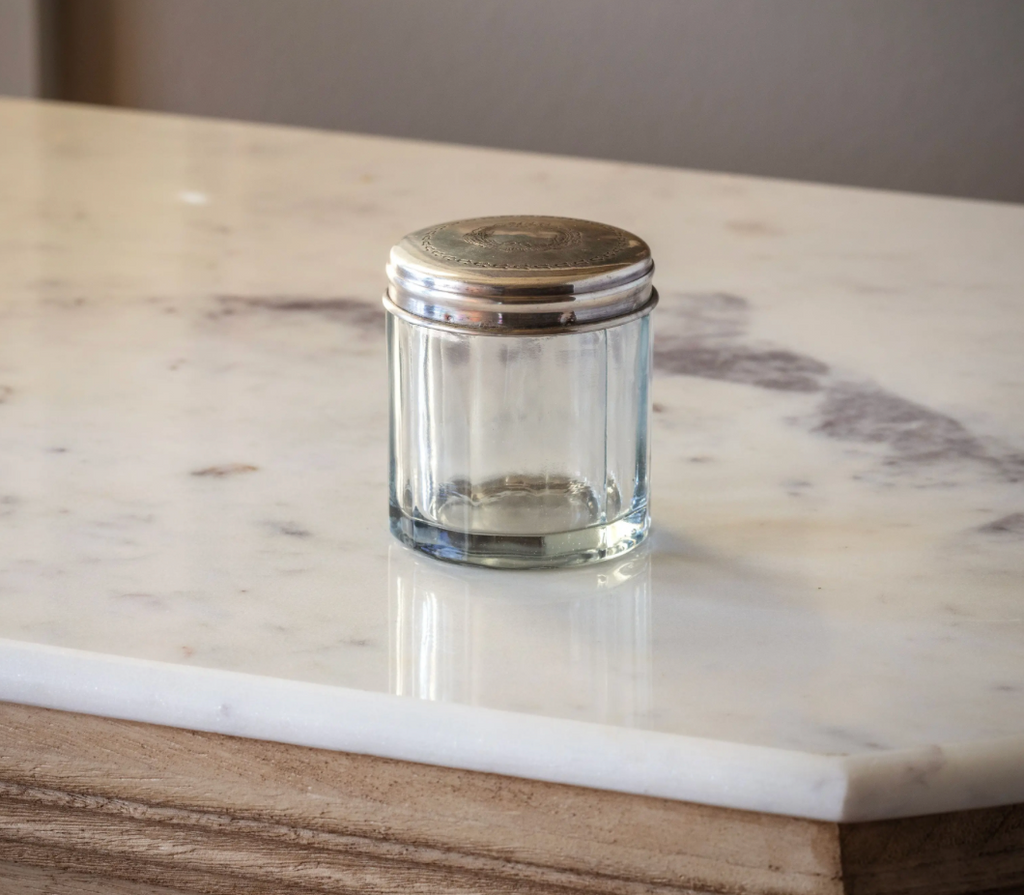 Antique Silver Pomade Jar