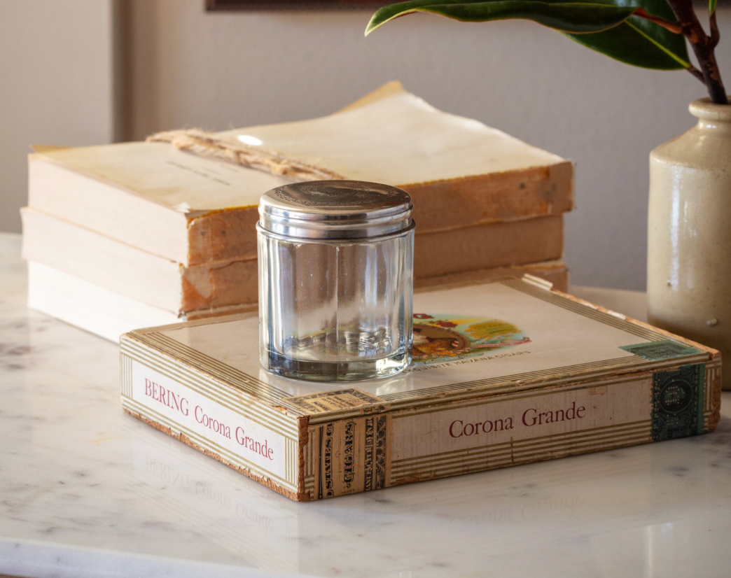 Antique Silver Pomade Jar