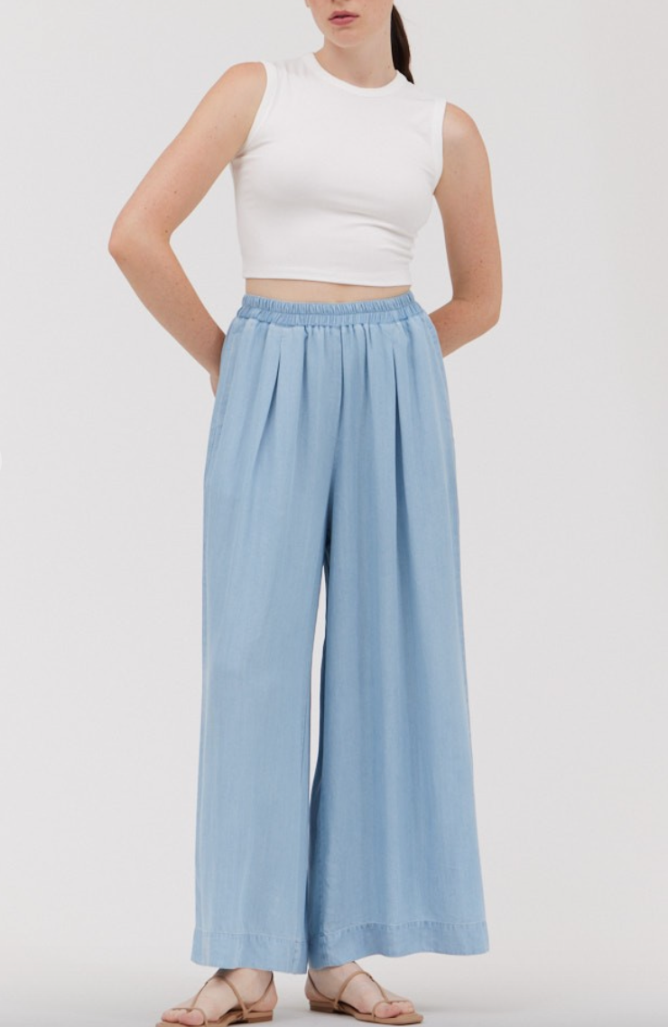 Chambray Pants