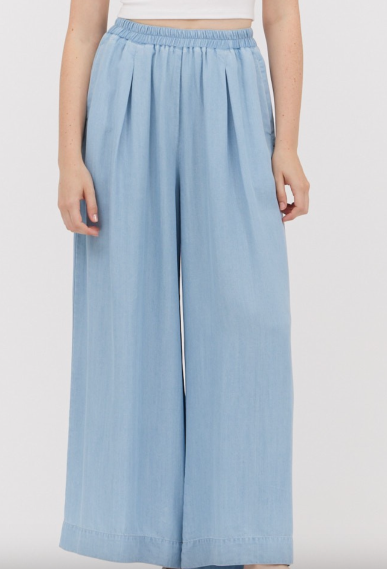 Chambray Pants