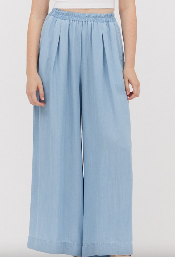 Chambray Pants
