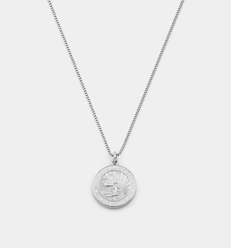 St. Christopher Medallion Necklace