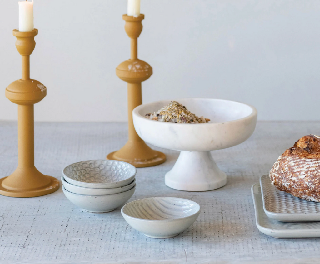 Marble Footed Bowl