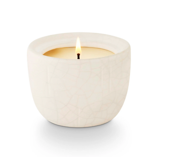 Autumn Chestnut Ceramic Acorn Candle