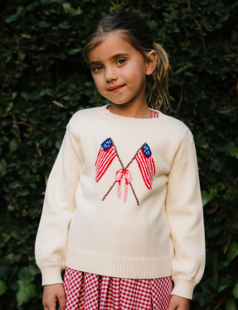 Mini Freedom Sweater in Cream