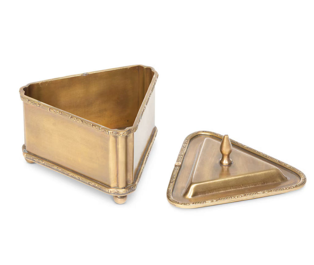 Brass Escritoire Boxes- Set of 3