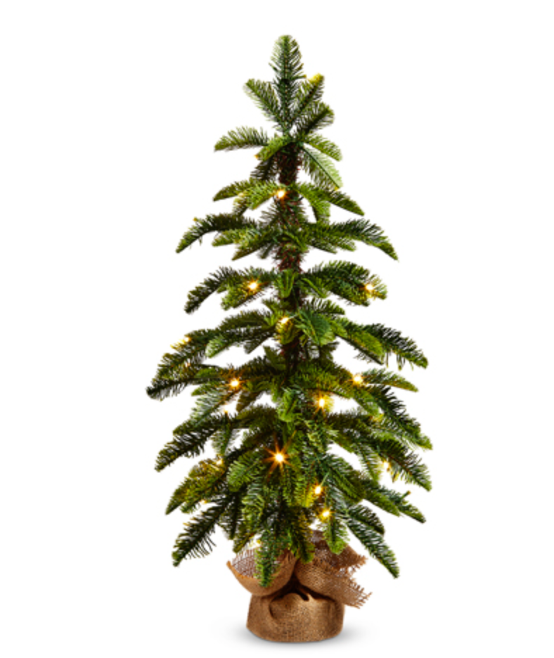 Lighted Pine Tree in Bag