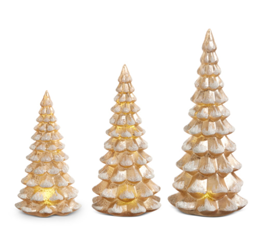 Lighted Antique Champagne Tree