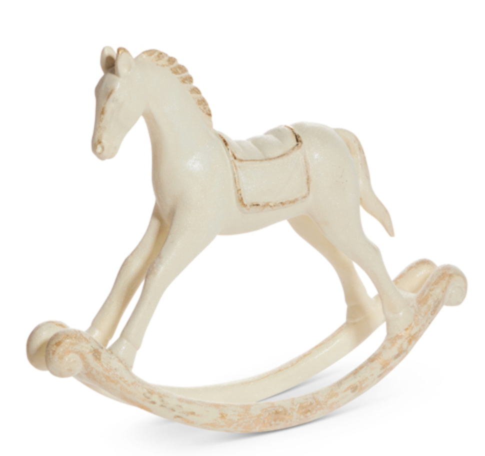 Whitewash Rocking Horse