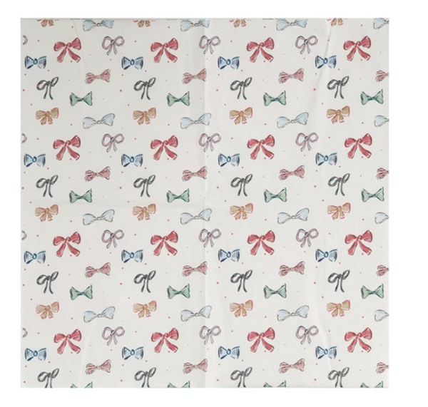 Bow Pattern Paper Napkins