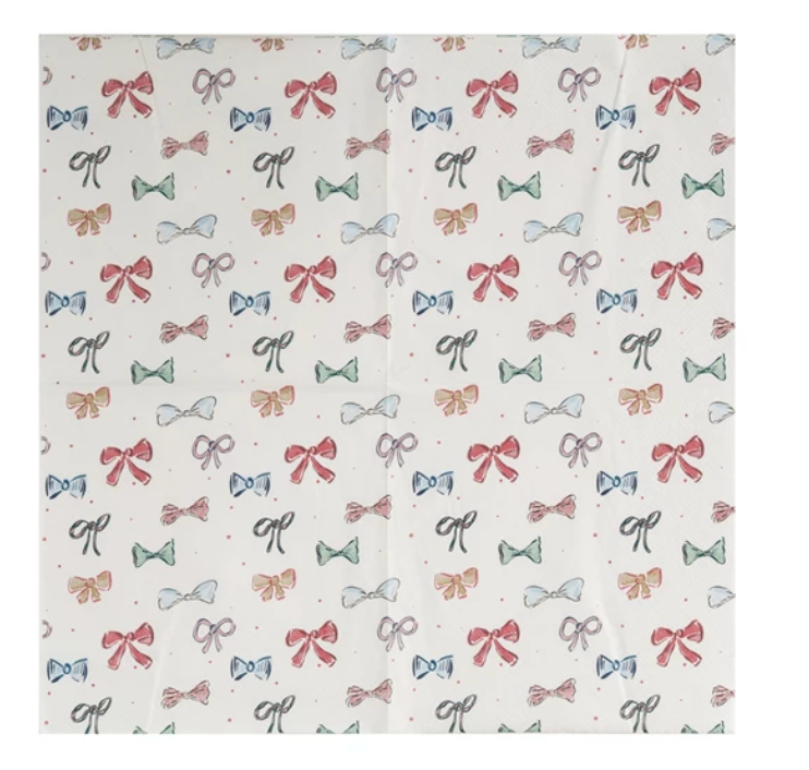 Bow Pattern Paper Napkins