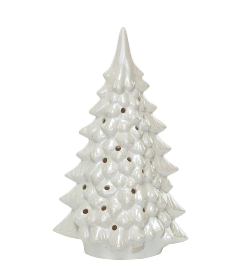 Stoneware LED Tree