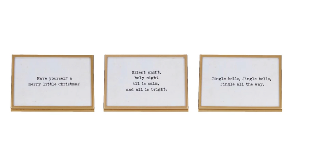 Framed Christmas Sayings