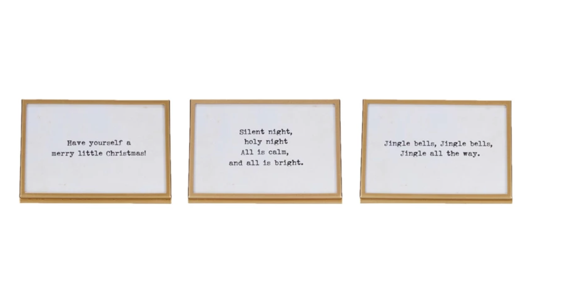 Framed Christmas Sayings