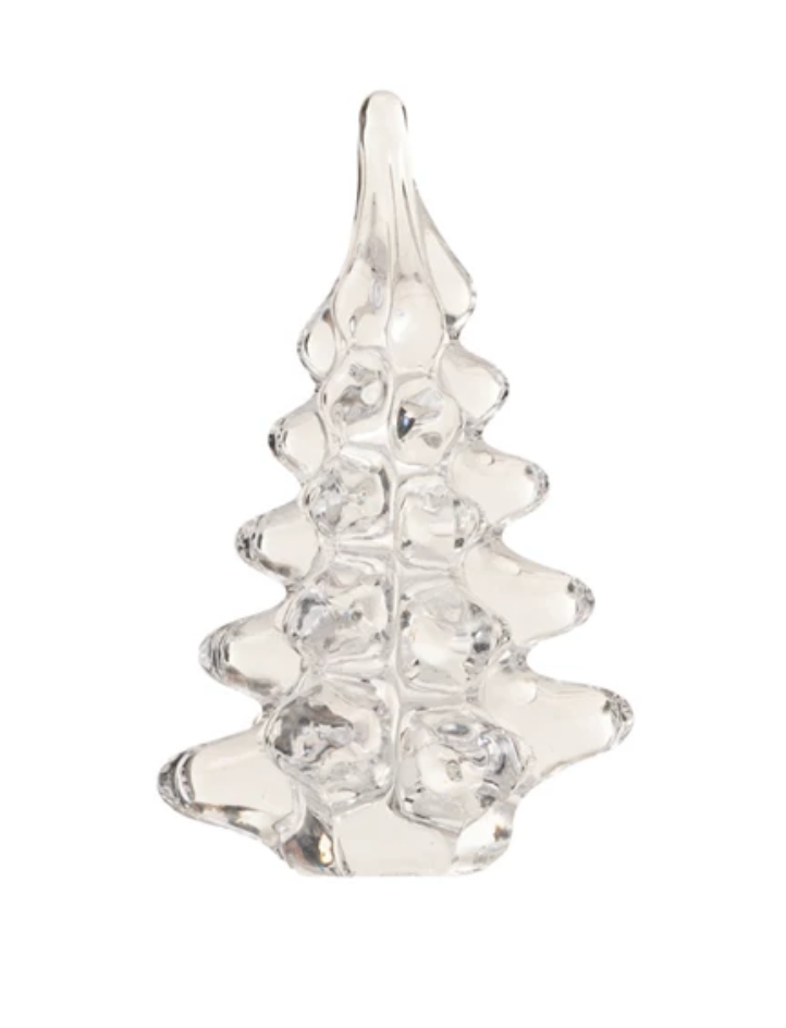 Clear Glass Christmas Tree