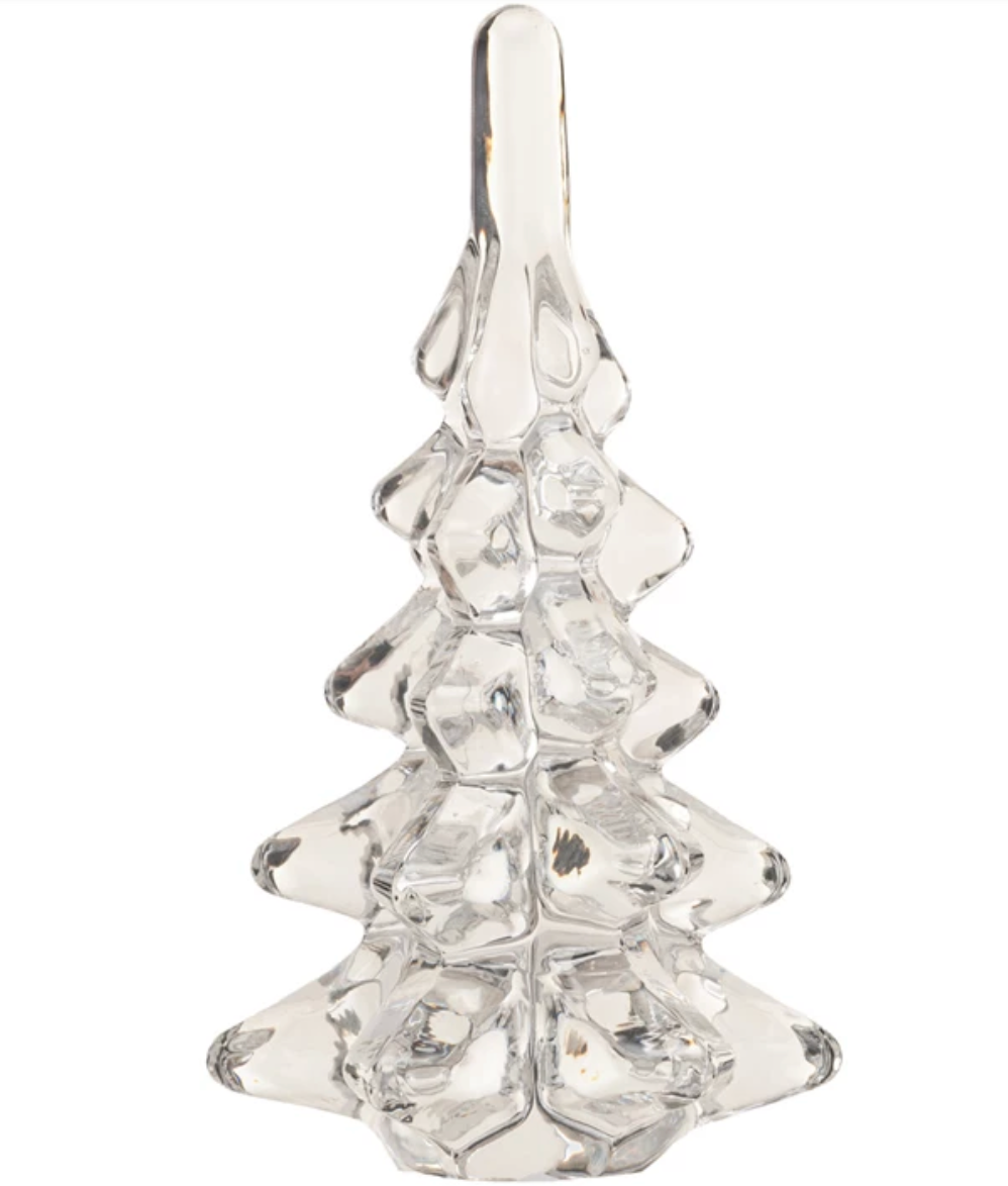 Clear Glass Christmas Tree