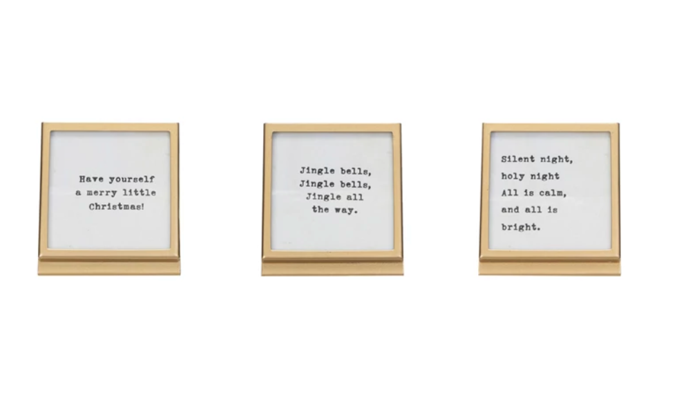 Framed Christmas Sayings