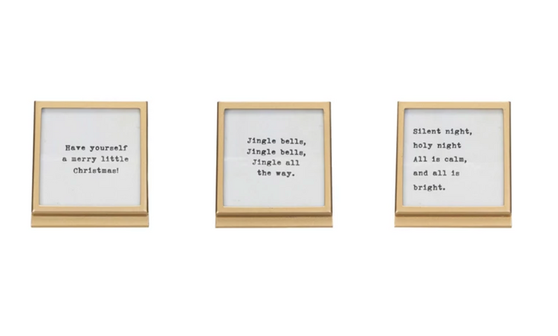 Framed Christmas Sayings