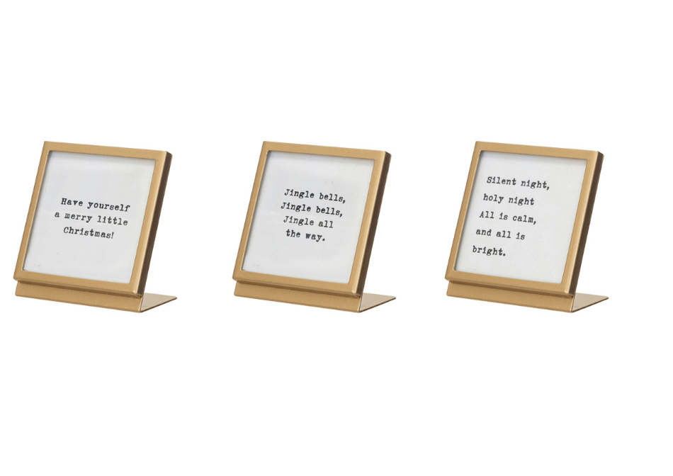 Framed Christmas Sayings