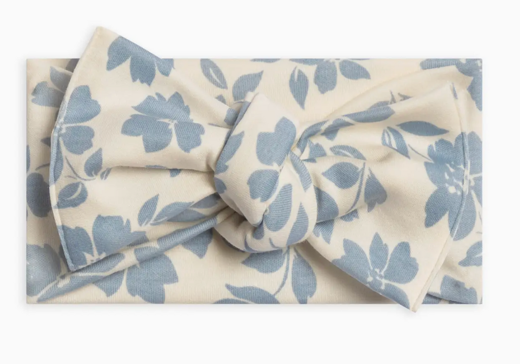 Organic Baby Hattie Knot Bow Wrap
