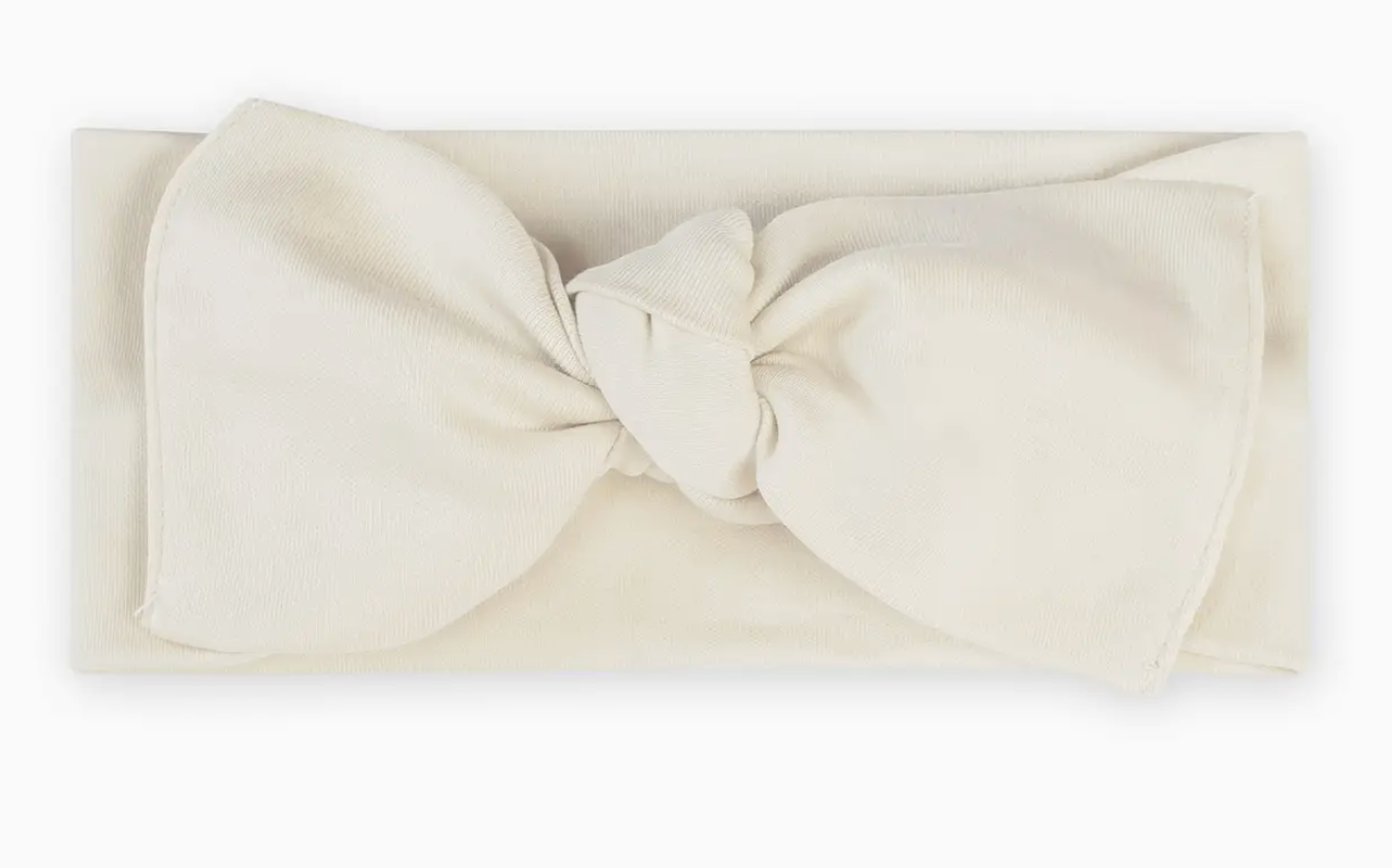 Organic Baby Hattie Knot Bow Wrap
