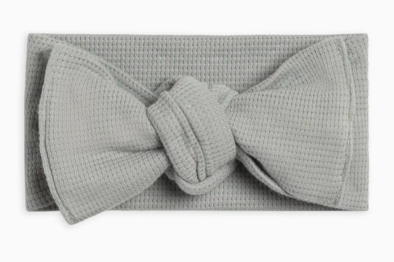 Organic Baby Hattie Knot Bow Wrap