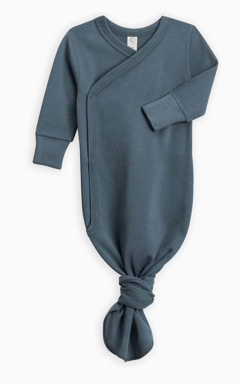 Organic Newborn Indy Kimono Gown