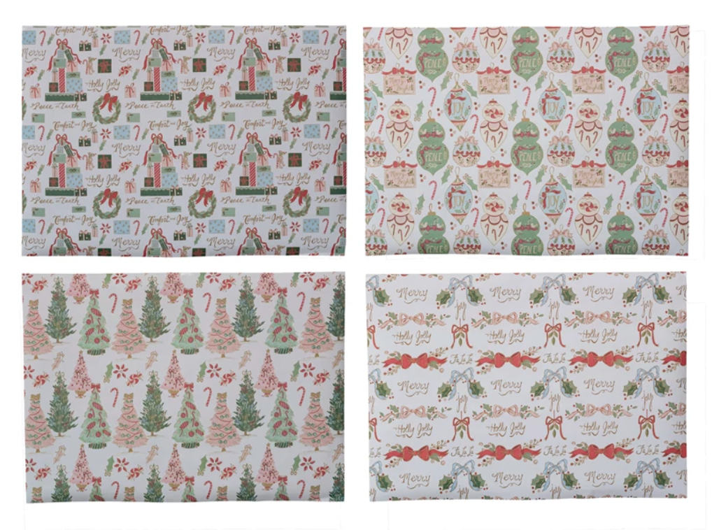 Holiday Wrapping Paper Sheets