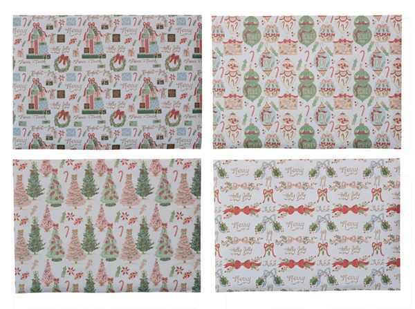 Holiday Wrapping Paper Sheets
