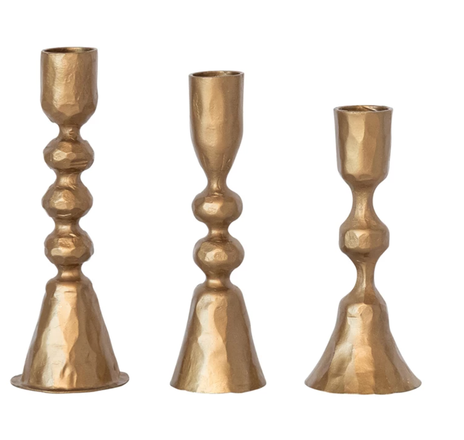 Hand Forged Iron Taper Holders