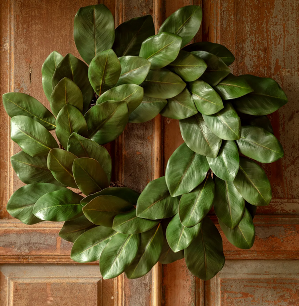 Monticello Magnolia Wreath 24"