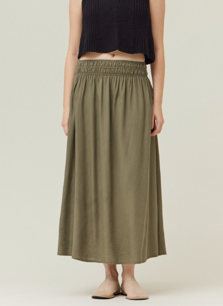 Side Slit Maxi Skirt