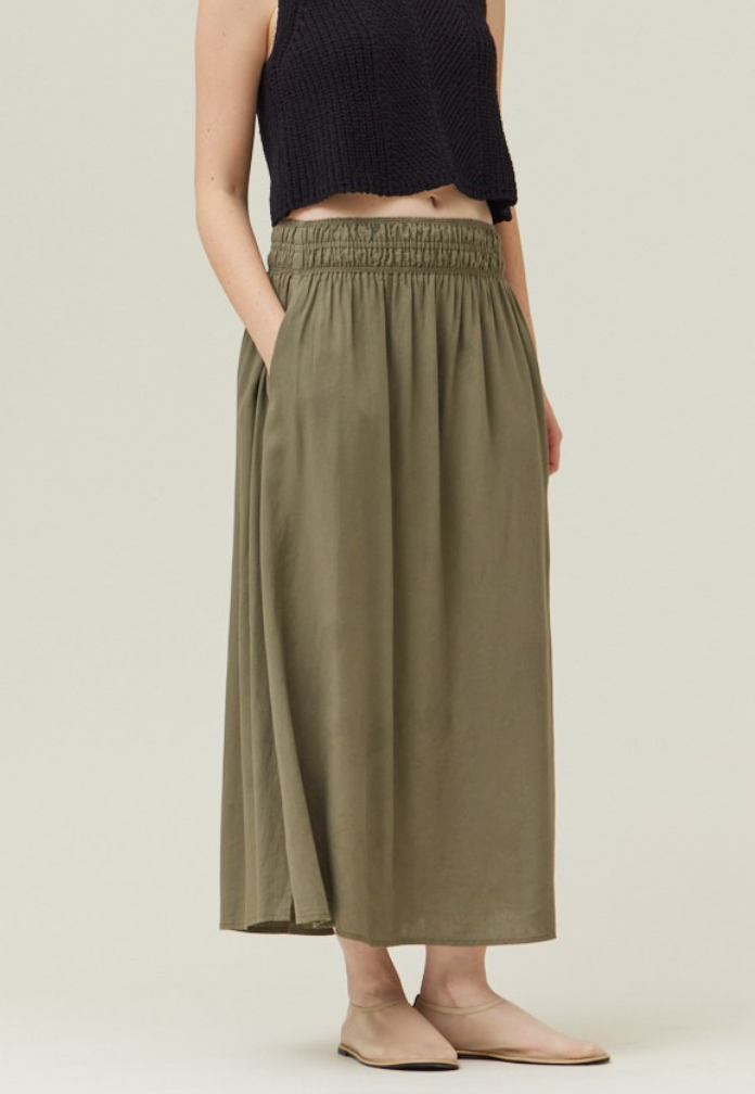Side Slit Maxi Skirt