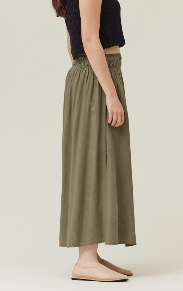 Side Slit Maxi Skirt