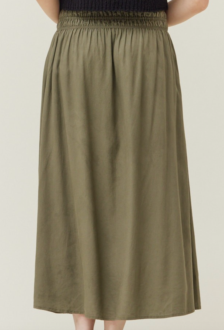 Side Slit Maxi Skirt