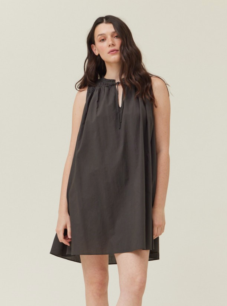 Detailed Mini Dress