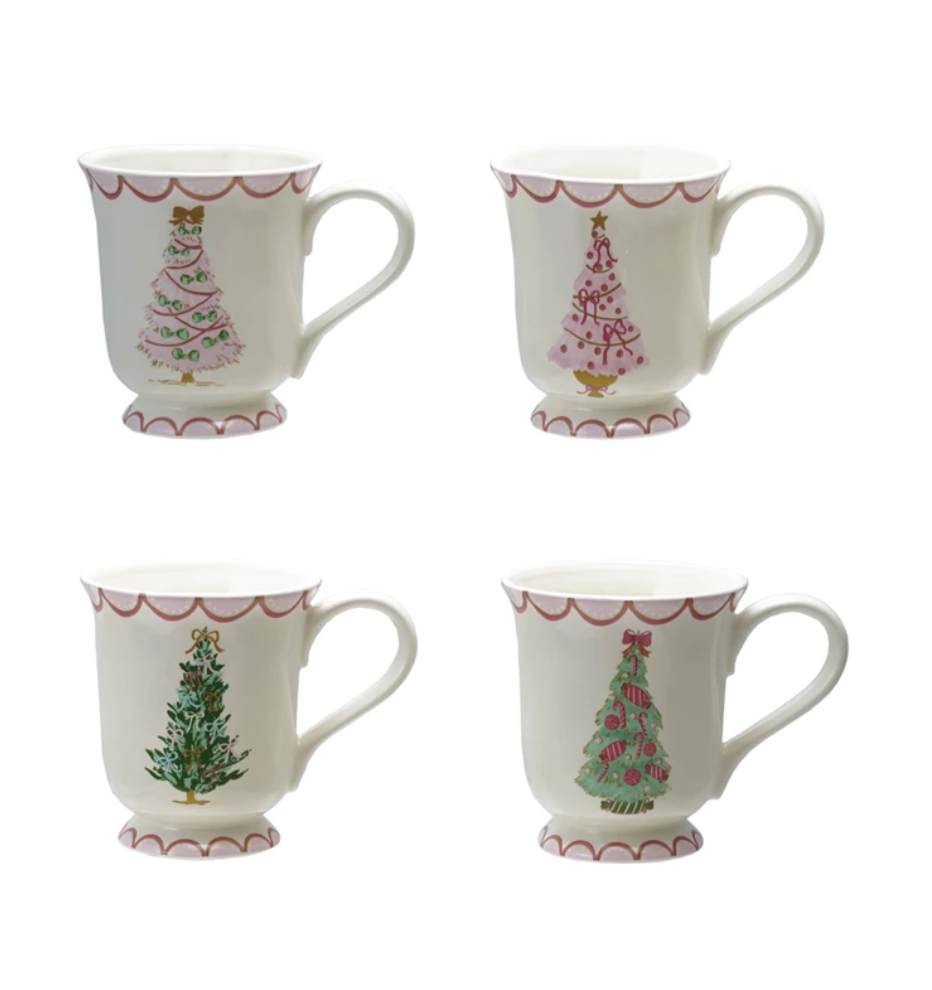 Christmas Tree Stoneware Mug