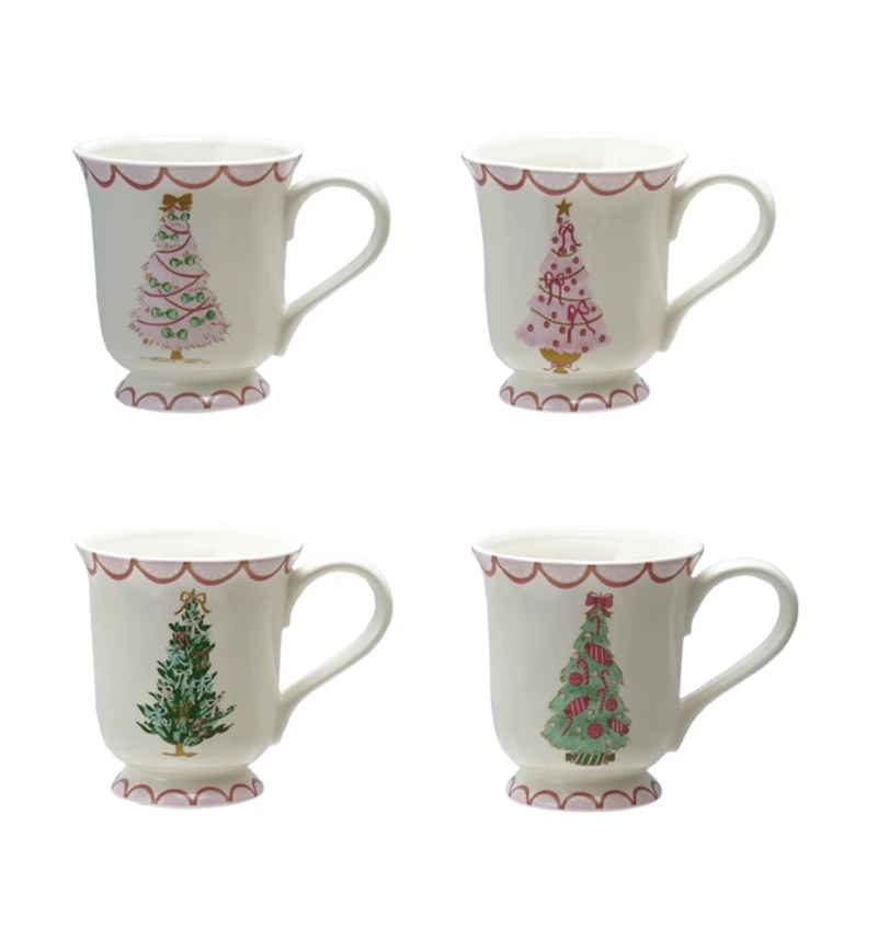 Christmas Tree Stoneware Mug