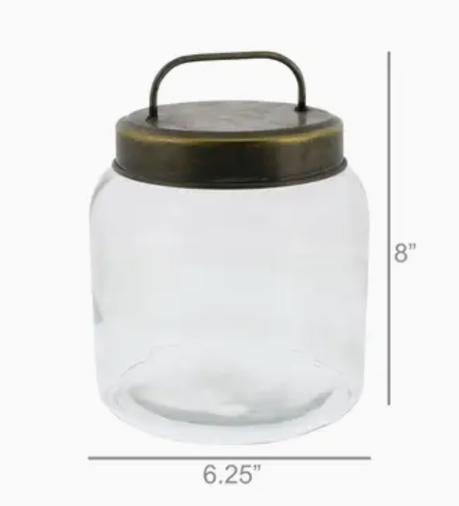 Archer Canister with Metal Lid