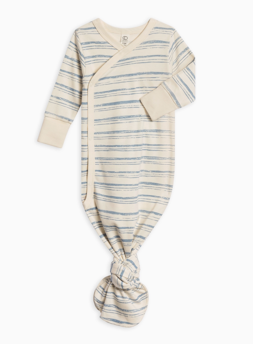 Organic Newborn Indy Kimono Gown