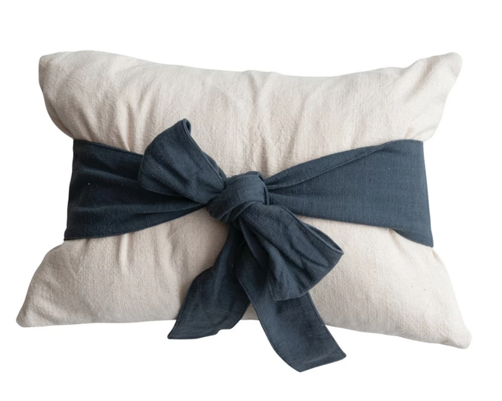 Lumbar Pillow with Bow