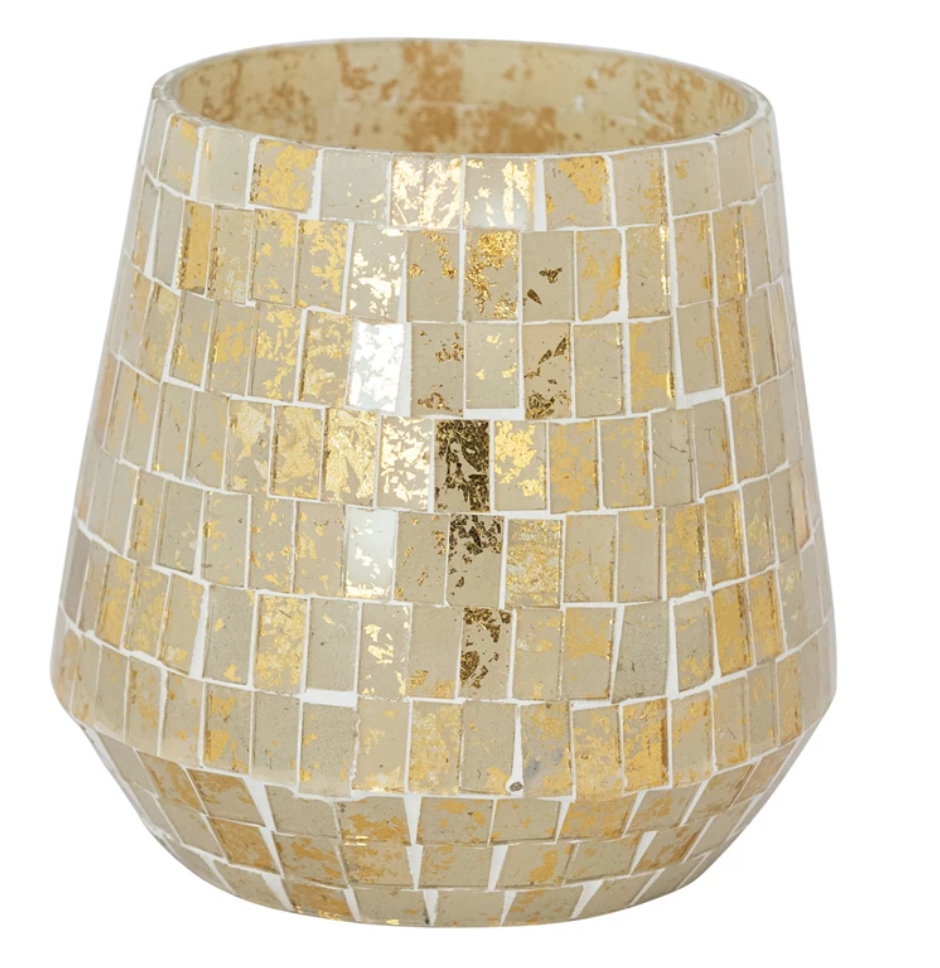 Glass Mosaic Tealight/ Votive Holder