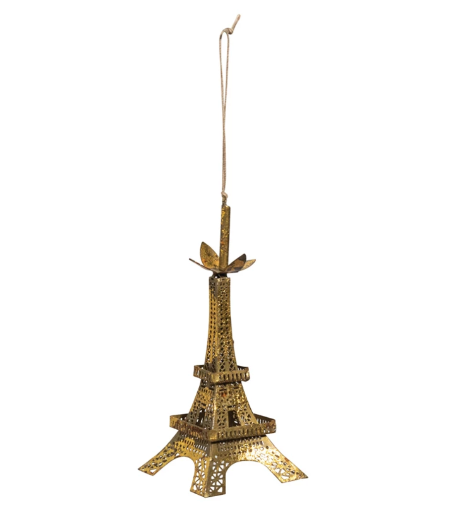 Metal Eiffel Tower Ornament
