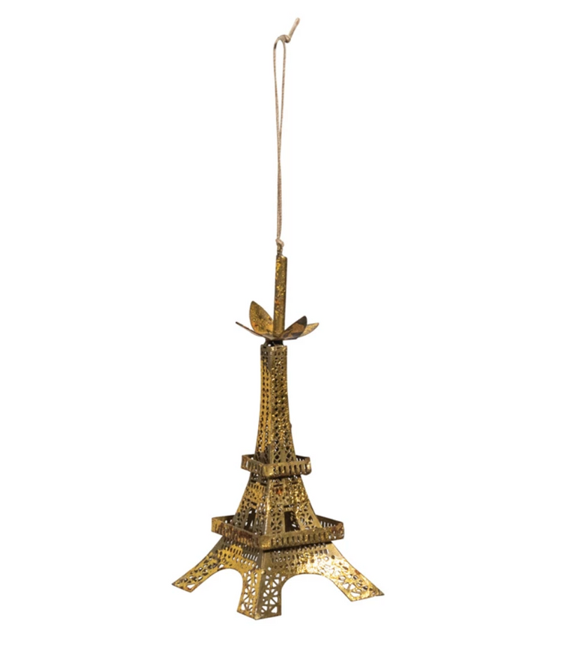 Metal Eiffel Tower Ornament