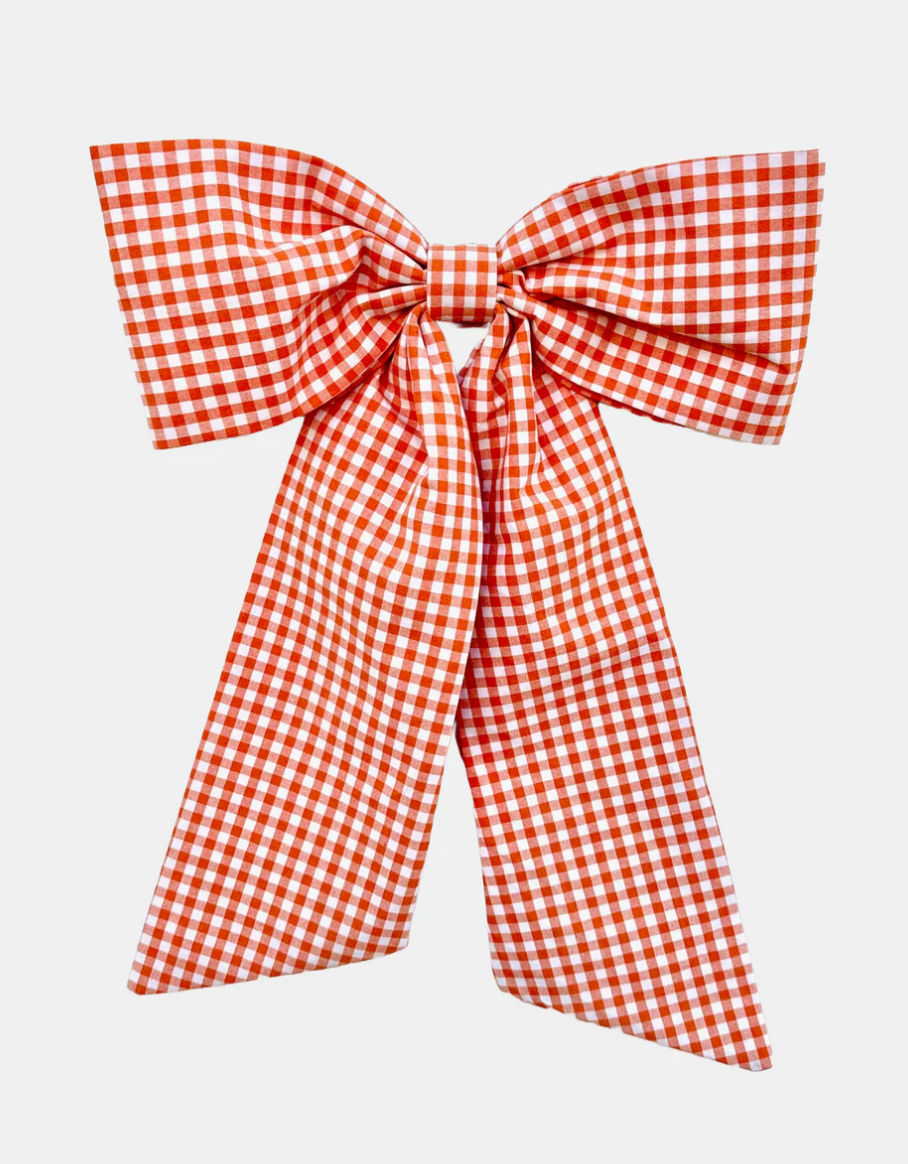 Large Gingham Bow
