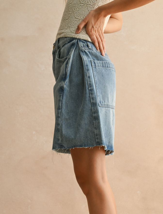 Bermuda Denim Shorts
