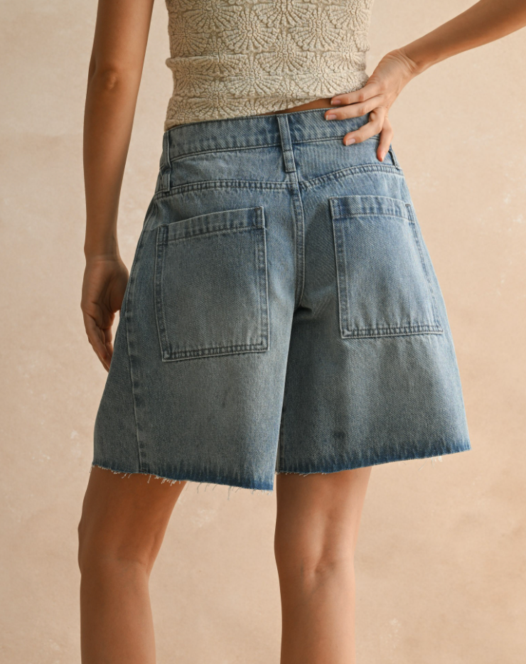 Bermuda Denim Shorts